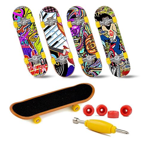 Cheap Plastic Mini Finger Skating Board Table Game Toy Kids Alloy