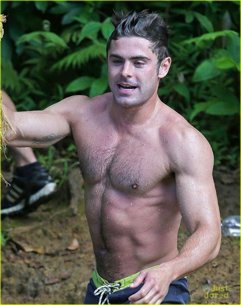 Zac Efron S Shirtless Rope Swing Photos Are Too Hot To Handle Photo Photo Gallery