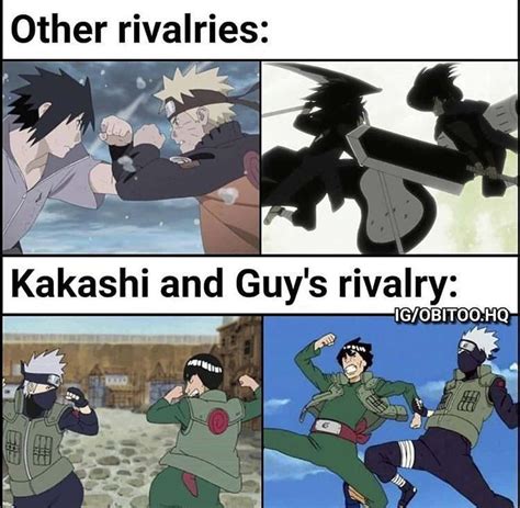 15 Funny Memes About Kakashi And Might Guys Friendship