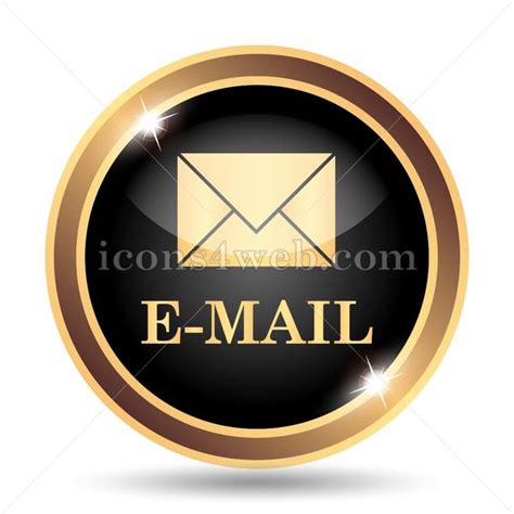 Email Gold Icon Web Design Icon Website Icons Icon Design