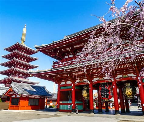 Tokyo 🎎 Temple Asakusa Il était à Peu Près à 20 Minites De Marche