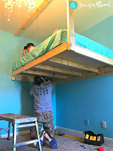 How To Build A Loft Bed For A Girls Bedroom Jennifer Allwood Loft Bed Plans Build A Loft