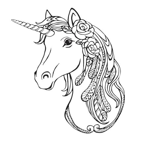 25 Unicorn Coloring Pages For Adults Pdf Images Colorist
