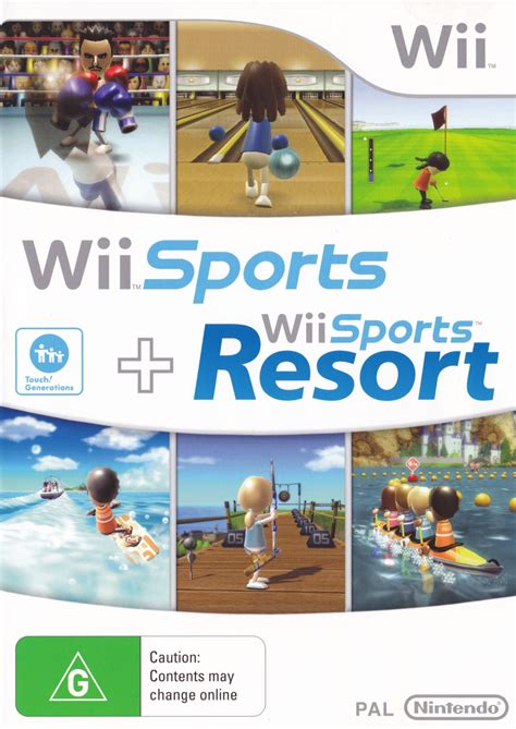 Wii Sports Resorts Game Cover