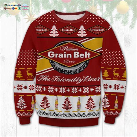 Hot Grain Belt Beer Ugly Christmas Sweater