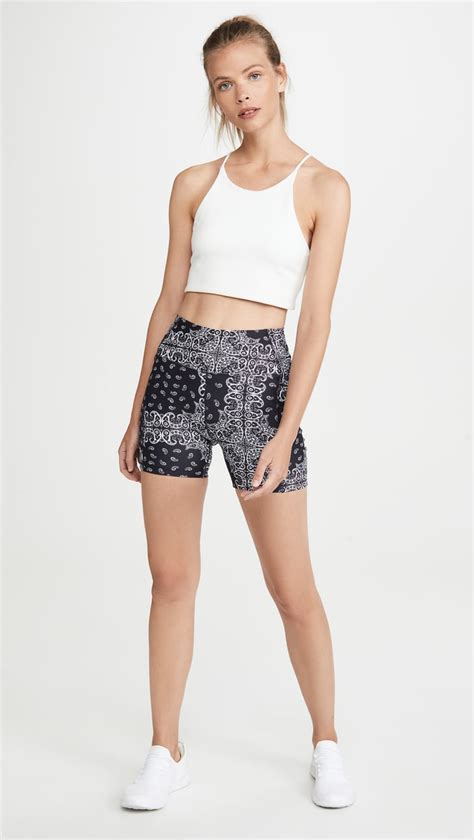 Year Of Ours Bandana Short Shorts The Best Running Shorts For Women