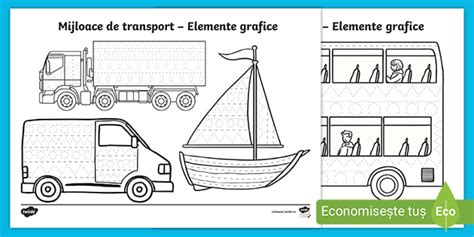Mijloace De Transport Elemente Grafice Teacher Made