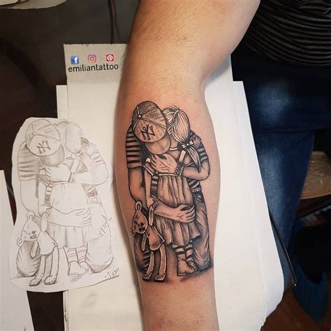 Tattoo Ideea Father Daughter Tattooart Tattoodesign Tatuagem