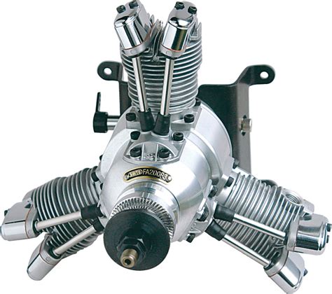 Saito Fa 200r3 3 Cylinder Radial Engine For Airplane New From Japan 1000