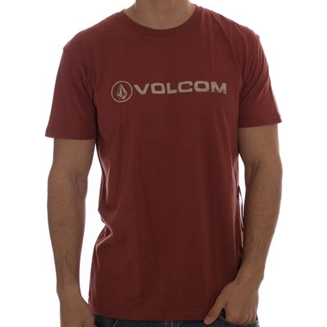 Camiseta Volcom Linoeuro Bsc Ss Dark Clay Br Comprar Online Tienda