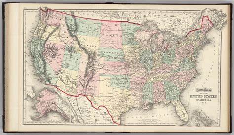 Grays Atlas Map Of The United States Of America 1873 Inset Alaska