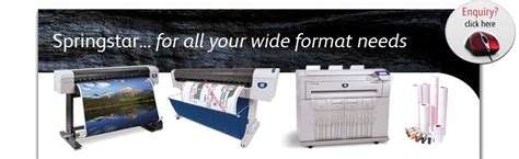 Springstar Xerox Wide Format A1 A0 Plotters Plan Printers