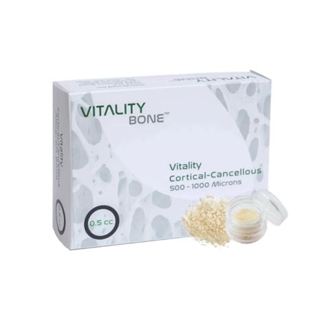 Vitality Mineralized 7030 Corticalcancellous Dental Allograft Bone