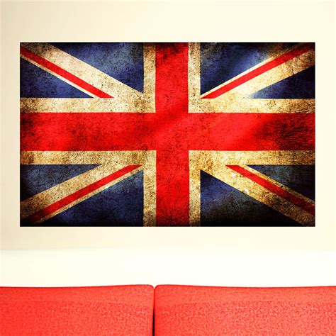 Photo montage drapeau angleterre love pixiz. Stickers muraux Animaux - Sticker Drapeau d'Angleterre ...