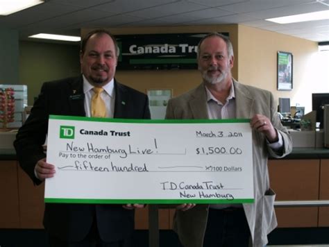 The funds will come out of that person's account (or the business' account, if the check came from a business. Bank Cheque: Td Bank Cheque