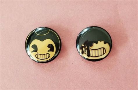Bendy And Ink Bendy Pinsbuttons Or Magnets Ebay