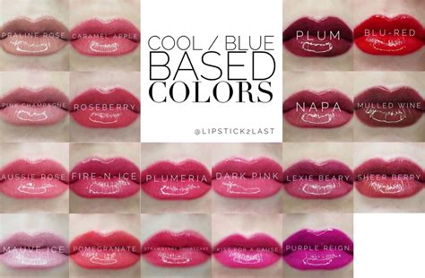 Cool Based LipSense Colors LipSense Colors That Look Best On Cool Skin Tones Lipsense