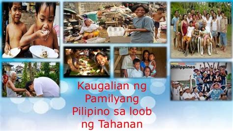 Kaugalian Ng Pamilyang Pilipino Sa Loob Ng Tahanan