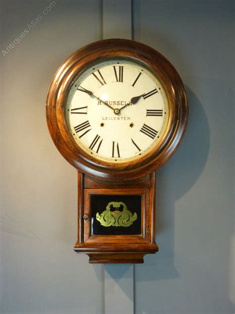 Antiques Atlas 19th Century Drop Dial Wall Clock