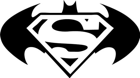 Superman Batman Logo Drawing