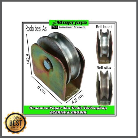 Model jemuran besi pakai roda. Jual Roda pagar besi as 6cm roda pintu gerbang Berkualitas ...