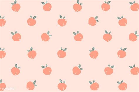 Cute Computer Peach Wallpapers Wallpaper Cave