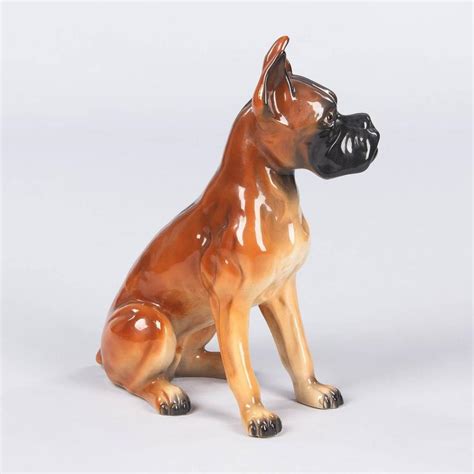 Check spelling or type a new query. French Ceramic Boxer Figurine, 1950s For Sale at 1stdibs