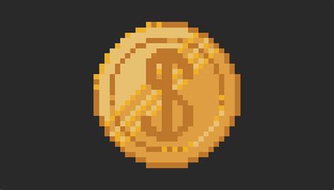 Spinning Gold Pixel Art Coin 32x32 Px Gamedev Market