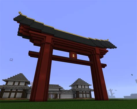 Minecraft Japanese Gate Awesome Ideas