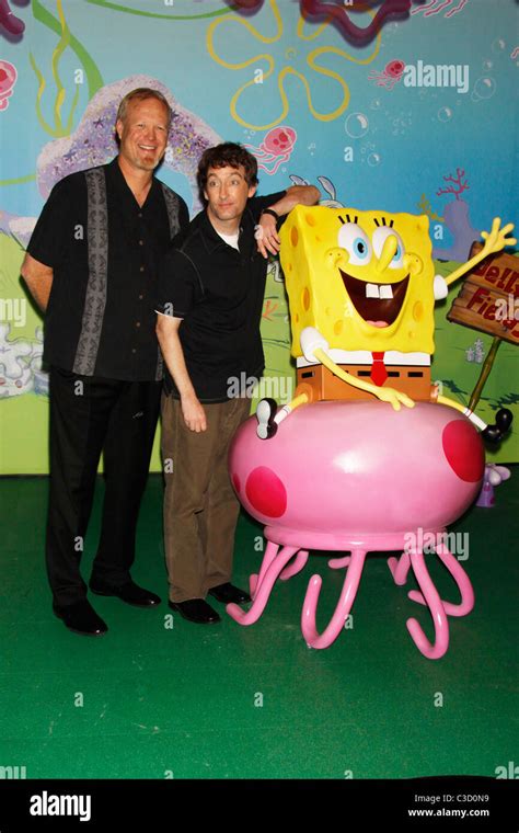 Bill Fagerbakke Voice Of Patrick And Tom Kenny Voice Of Spongebob