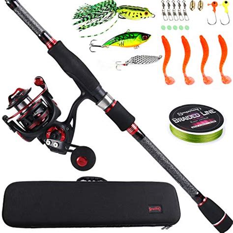 Sougayilang Telescopic Fishing Rod And Reel Combos With Lightweight 24