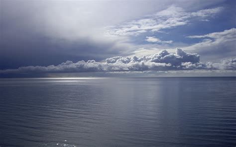 Wallpaper Sunlight Sea Bay Lake Reflection Sky Clouds Calm