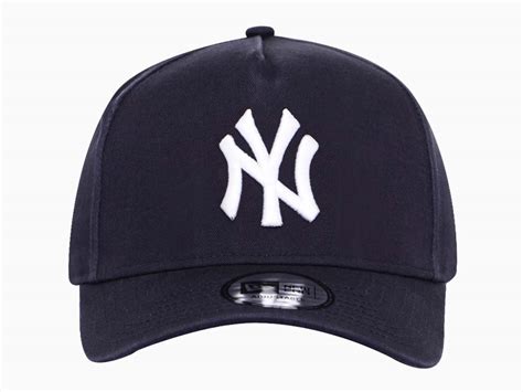 New York Yankees Mlb Team Washed Navy 9forty A Frame Cap New Era Cap