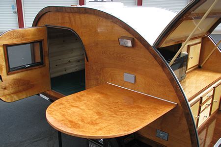 If you are looking to build your own customized version of a diy camper, you can get really inspired by our collection of some pretty amazing and facilitating homemade camper trailer below. Big Woody Teardrop Campers