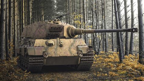 Download Tank Panzerkampfwagen Military Tiger Ii Hd Wallpaper
