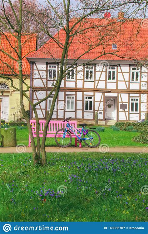Spring Morning In German Villages Wolfsburg Editorial Photography