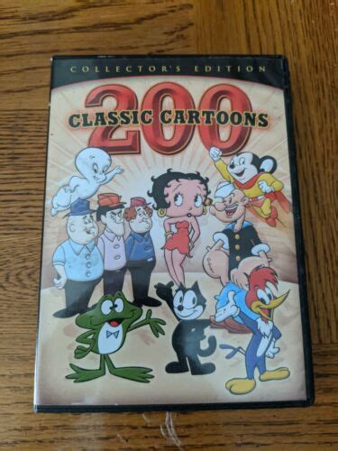 200 Classic Cartoons Collectors Edition Dvd Good 683904506870 Ebay