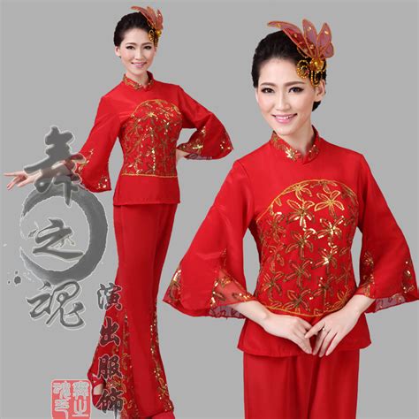 2016 sale time limited polyester women ancient chinese costume chinese yangko dance costumes