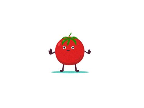 Funny Cutted Tomato By Lucy Likho On Dribbble