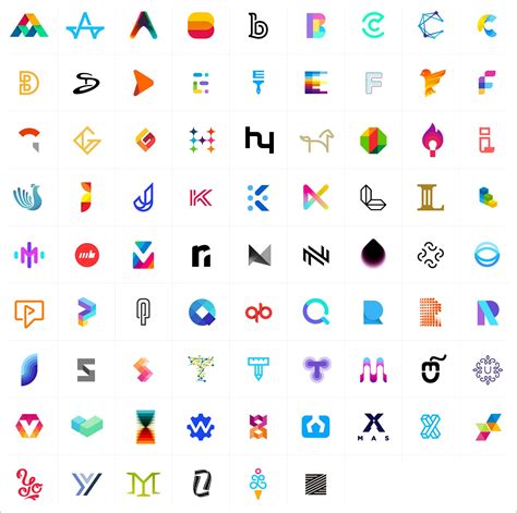 Letter A to Z Logo Design, Marks, Symbols, Monograms for Inspiration
