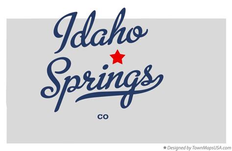 Map Of Idaho Springs Co Colorado