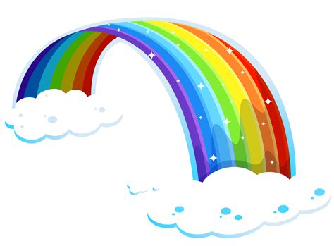 Rainbow Decoration Clouds Png Transparent Background Free Download
