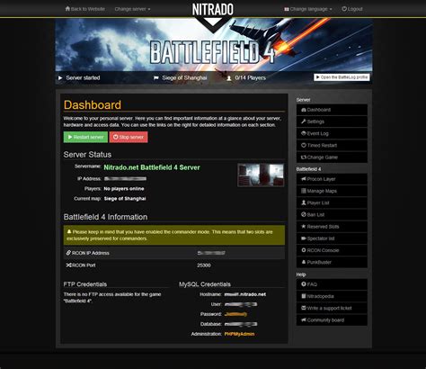 Battlefield 4 Rent Game Server