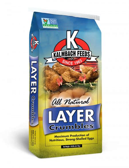 Non Gmo Kalmbach Feeds 50 Lb For Chickens Crumble Layer Feed Png