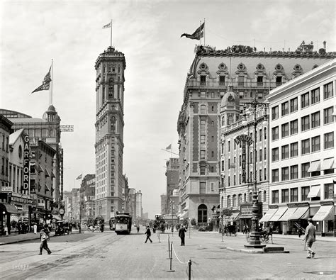 New York circa 1908 - "Times Square." The old New York Times building ...
