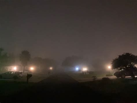 Thick Fog Over Ocala Neighborhood Ocala
