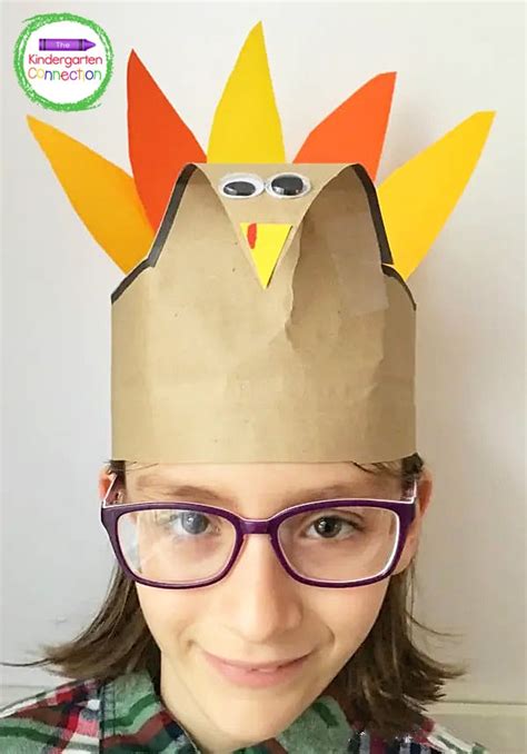 Simple Turkey Hat Craft For Thanksgiving The Kindergarten Connection