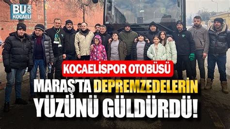 Kocaelisporun yardımları depremzelere ulaştırıldı Bugün Kocaeli Gazetesi