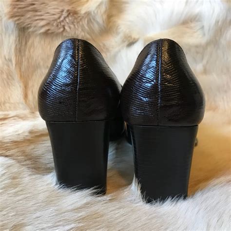 Evan Picone Shoes Roast Chestnut Leather Heels Poshmark