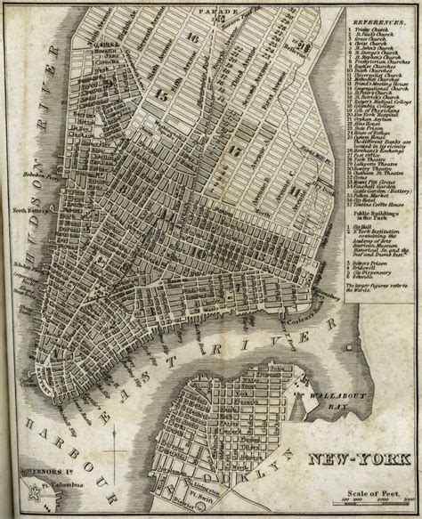1842 Map Map Of New York Nyc History Nyc Map